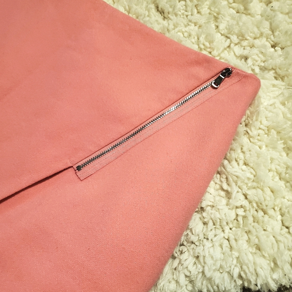 NWT LOFT Petite Pink Wool Soft Pencil Skirt 14P - Picture 2 of 14